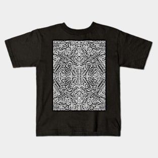 Aztec- B/W Kids T-Shirt